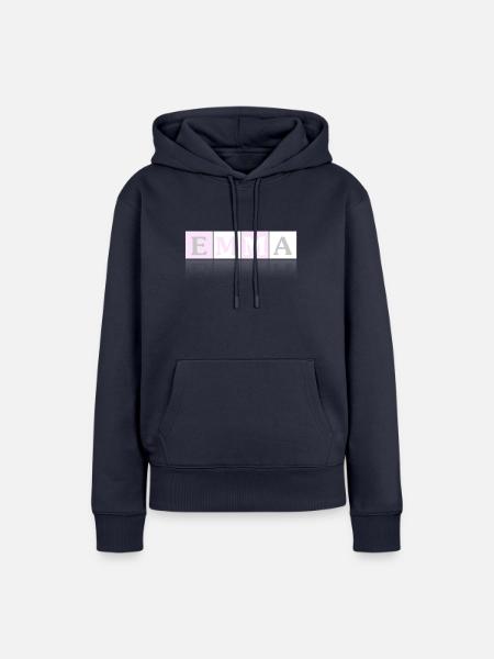 Emma - Frauen Premium Bio Hoodie - Navy