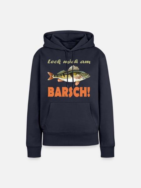 Leck mich am Barsch! - Frauen Premium Bio Hoodie - Navy