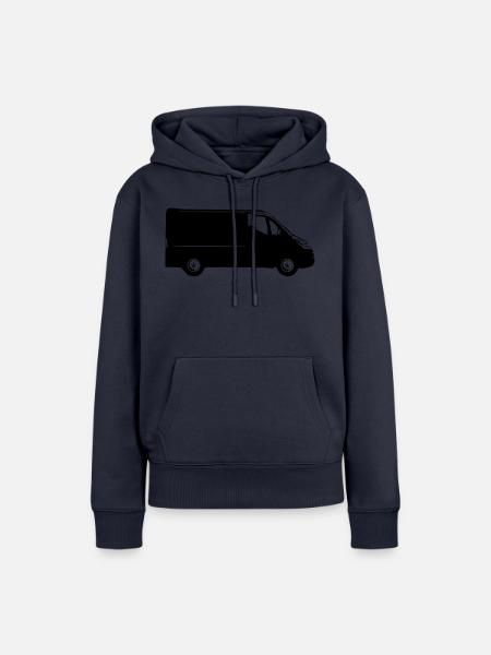 Bus2 - Frauen Premium Bio Hoodie - Navy