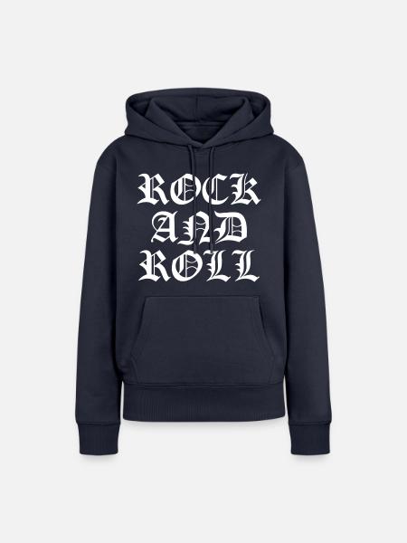 Rock 'n' Roll - Frauen Premium Bio Hoodie - Navy
