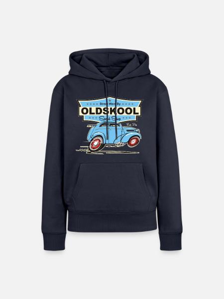 Pop - Frauen Premium Bio Hoodie - Navy