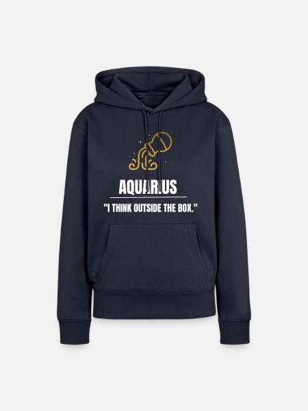 Wassermann - Frauen Premium Bio Hoodie - Navy