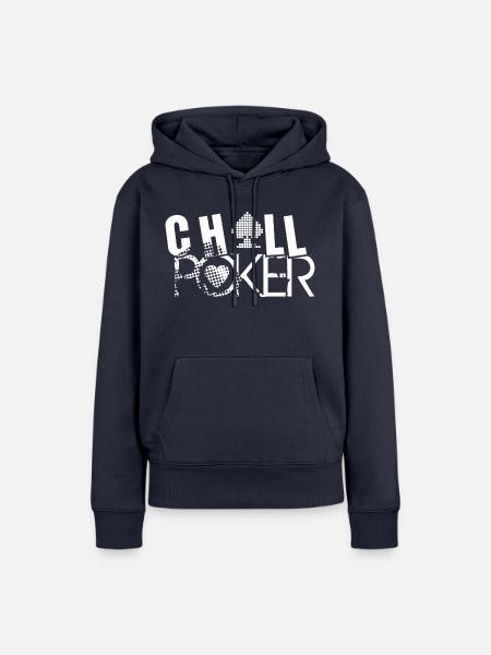 Poker - Frauen Premium Bio Hoodie - Navy