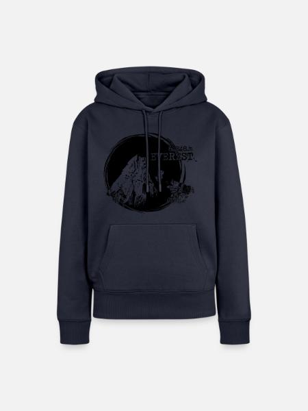 Everest - Frauen Premium Bio Hoodie - Navy