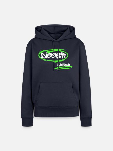 DIGGER DRIVER 1 - Frauen Premium Bio Hoodie - Navy