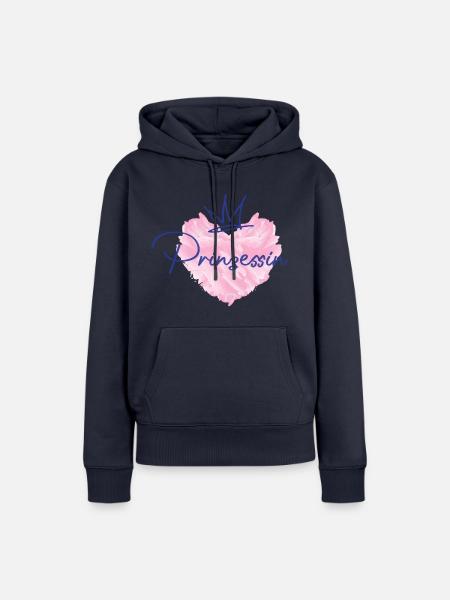 Prinzessin - Frauen Premium Bio Hoodie - Navy
