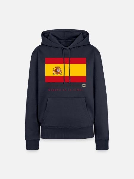 Weltmeisterschaft Spanien - Frauen Premium Bio Hoodie - Navy