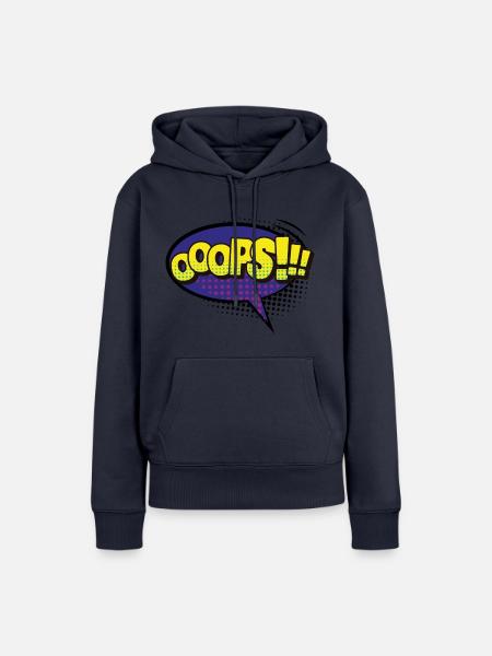 popart 02 - Frauen Premium Bio Hoodie - Navy
