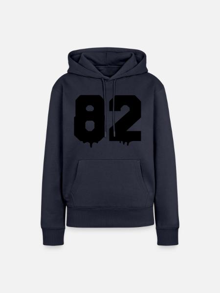 82 - Frauen Premium Bio Hoodie - Navy