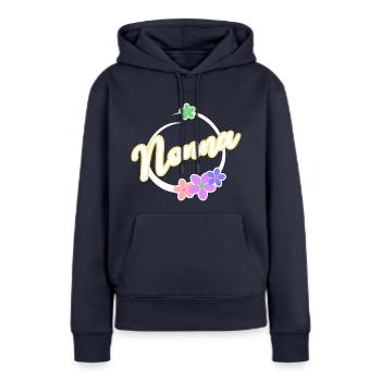 Nonna Granny Omi Grandmother Nickname Italian - Women’s Premium Organic Hoodie - navy - Front - Julia (174cm)