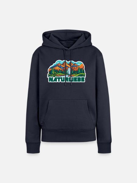 Naturliebe - Frauen Premium Bio Hoodie - Navy