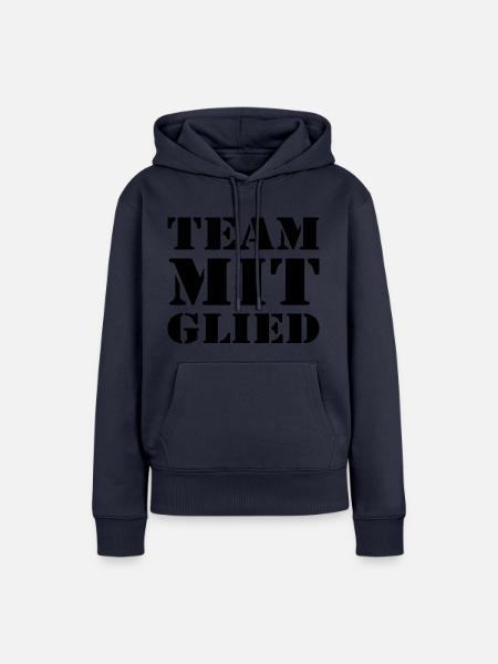 team mitglied - Frauen Premium Bio Hoodie - Navy