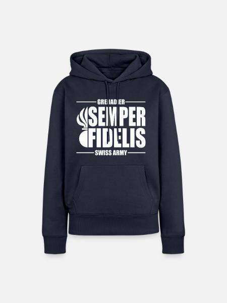 Grenadier - Frauen Premium Bio Hoodie - Navy