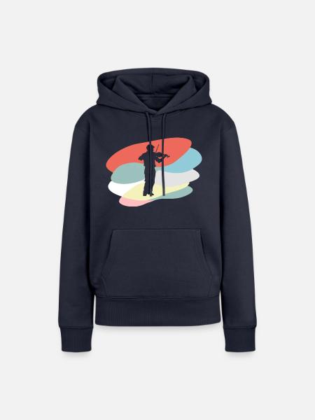 Instrument Konzert - Frauen Premium Bio Hoodie - Navy