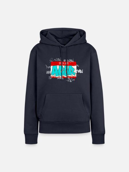 Graffiti Design - Frauen Premium Bio Hoodie - Navy