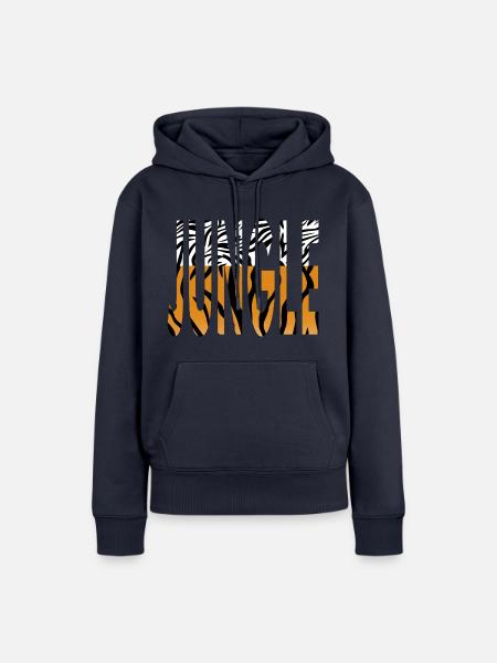 Jungle - Frauen Premium Bio Hoodie - Navy
