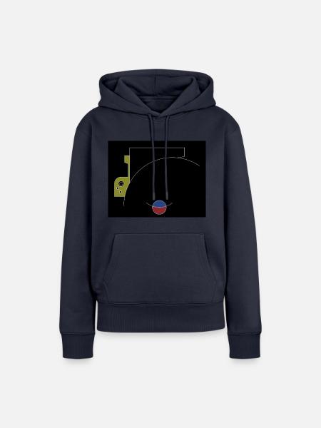 maschinen fragment 9 - Frauen Premium Bio Hoodie - Navy