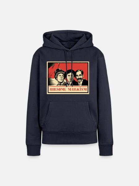 Ehrfürchtiger Marxismus - Frauen Premium Bio Hoodie - Navy