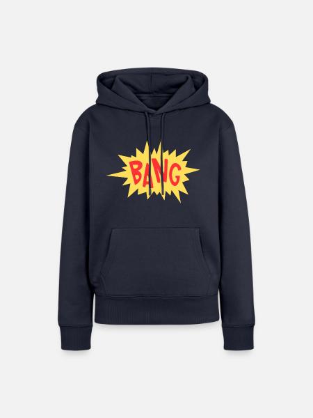 Bang - Frauen Premium Bio Hoodie - Navy