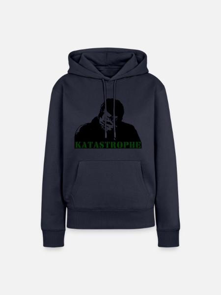 Katastrophe - Frauen Premium Bio Hoodie - Navy