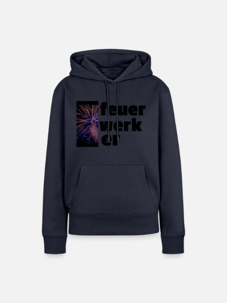 Feuerwerker - Frauen Premium Bio Hoodie - Navy