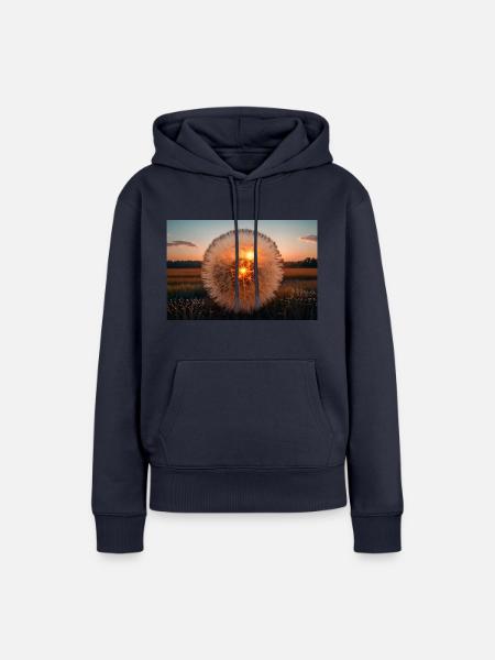 Pusteblume - Frauen Premium Bio Hoodie - Navy