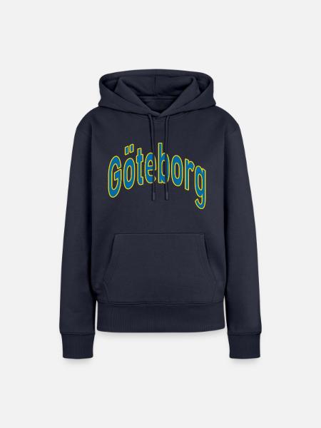 Göteborg - Frauen Premium Bio Hoodie - Navy