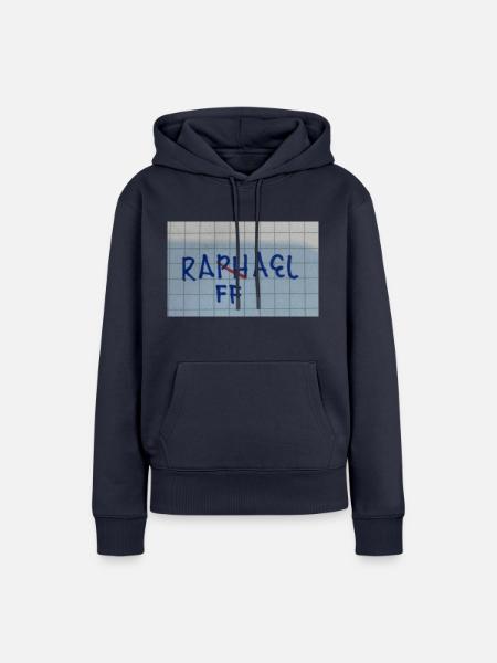 Raffael nicht Raphael - Frauen Premium Bio Hoodie - Navy