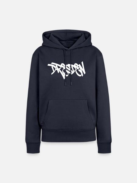dresden - Frauen Premium Bio Hoodie - Navy