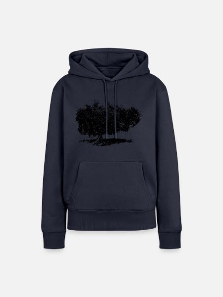 Olivier - Frauen Premium Bio Hoodie - Navy