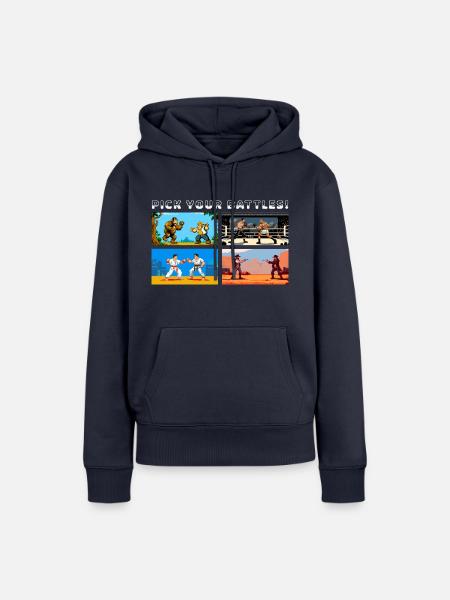 Spiele 2 - Frauen Premium Bio Hoodie - Navy