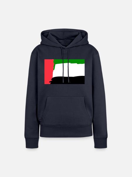 UAE - Frauen Premium Bio Hoodie - Navy