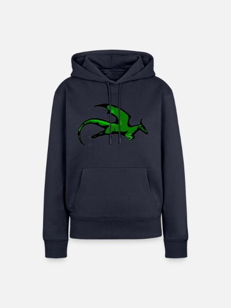 Drache - Frauen Premium Bio Hoodie - Navy