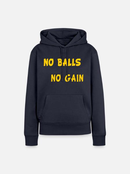 Mut Humor - Frauen Premium Bio Hoodie - Navy