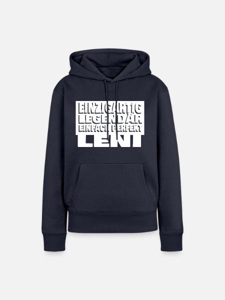 Leni - Frauen Premium Bio Hoodie - Navy