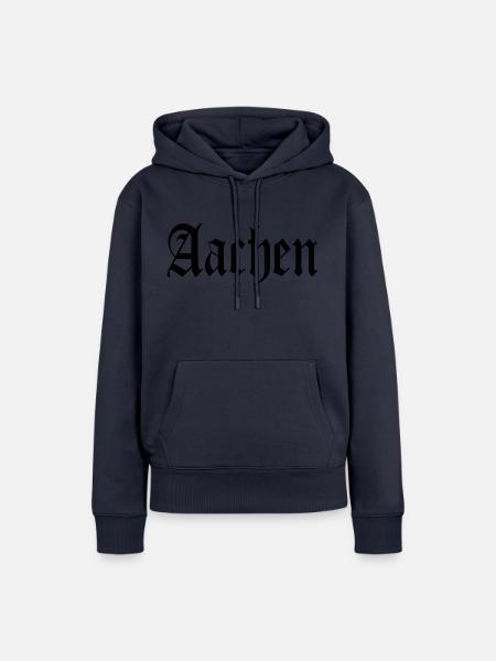 Aachen Aachener Stadt Geschenkidee - Frauen Premium Bio Hoodie - Navy