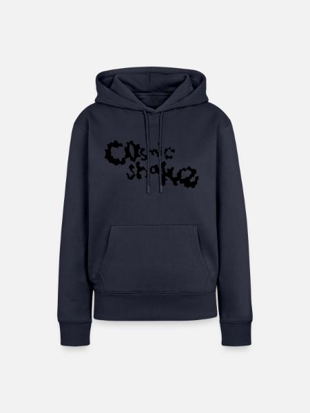 COSMIC SHAKE - Frauen Premium Bio Hoodie - Navy