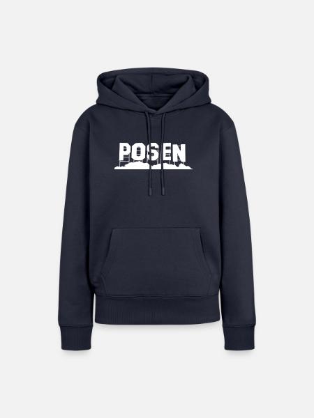 Posen - Frauen Premium Bio Hoodie - Navy