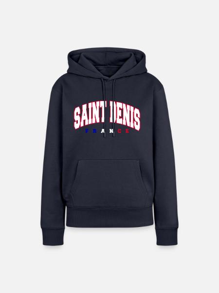 Saint Denis - Frauen Premium Bio Hoodie - Navy