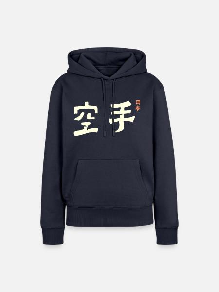 Karate Japan - Frauen Premium Bio Hoodie - Navy