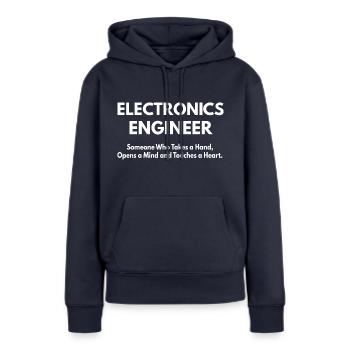 Electronics Engineer - Women’s Premium Organic Hoodie - navy - Front - Julia (174cm)