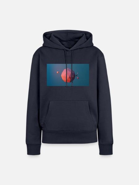 SPACE - Frauen Premium Bio Hoodie - Navy
