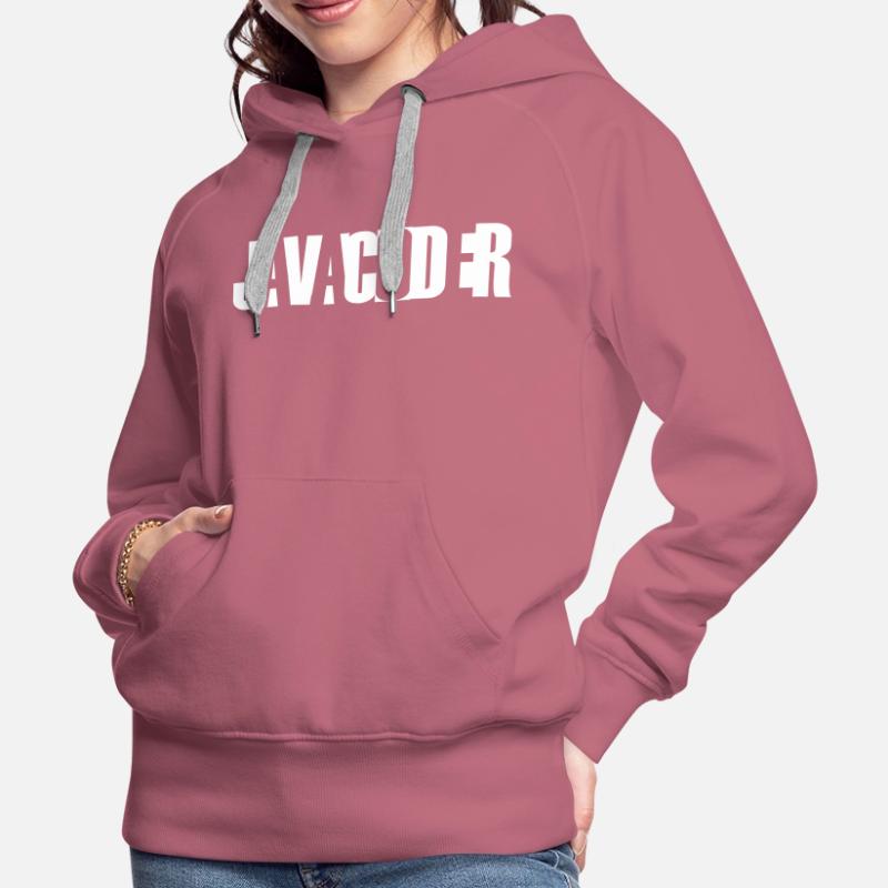 Codeur Java, développeur Java Sweat à capuche Premium bio Femme
