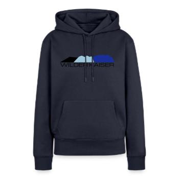 Wilder Kaiser - Frauen Premium Bio Hoodie - Navy - Vorne - Julia (174cm)
