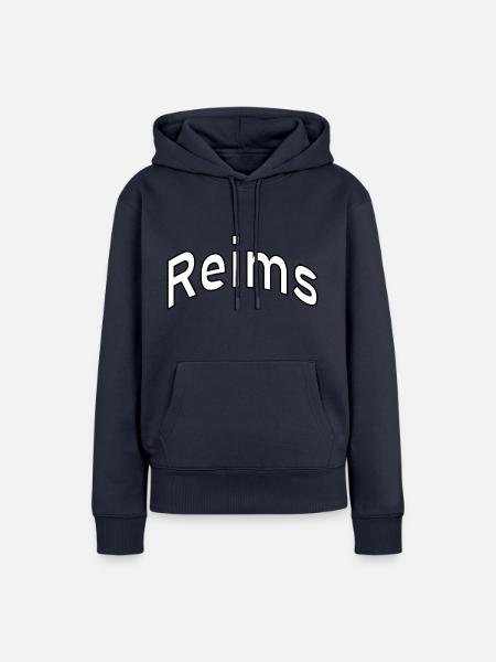 Reims - Frauen Premium Bio Hoodie - Navy