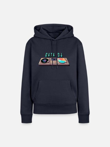 Dada DJ - Frauen Premium Bio Hoodie - Navy