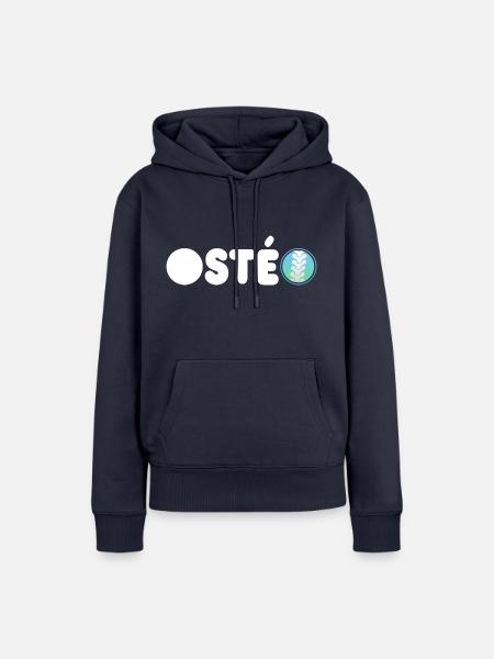 Osteo oder Osteopath - besonderes Osteogeschenk - Frauen Premium Bio Hoodie - Navy
