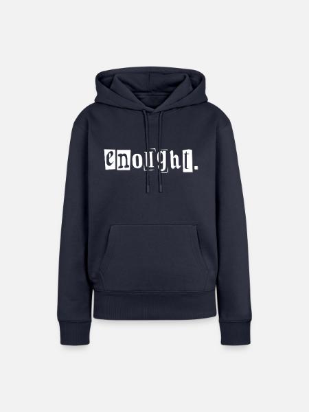 genug - Frauen Premium Bio Hoodie - Navy