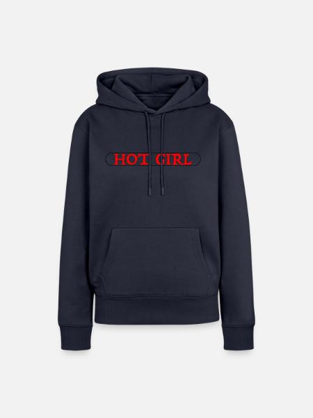 Heißes Mädchen - Frauen Premium Bio Hoodie - Navy