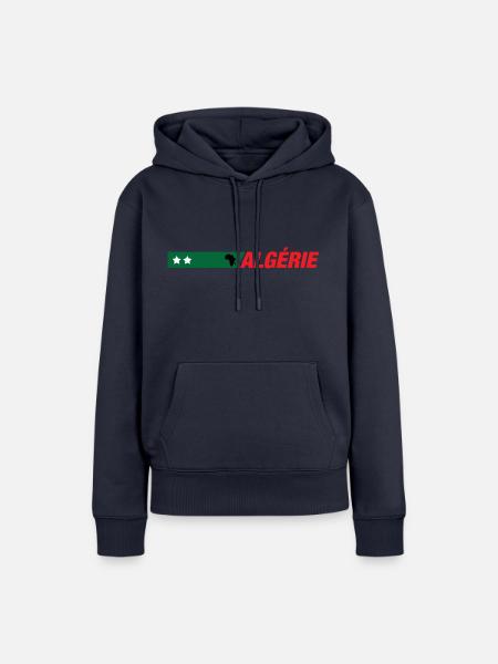 Algerien - Frauen Premium Bio Hoodie - Navy